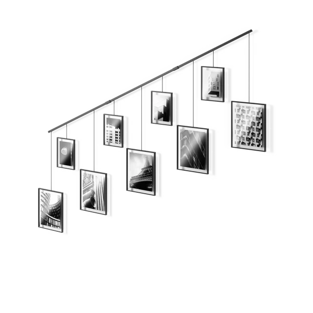 Exhibit Wall Picture Frames, Set of 9
